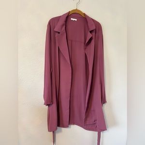 Long jacket/cover up. Shacket, Pinkish size XL, casual or dressy